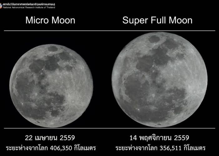 สดร. ชวนชม  'จันทร์เพ็ญดวงโต' คืน 3 ธ.ค.นี้