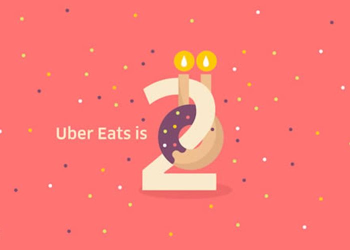 Uber Eats ฉลอง 2 ปีของความอร่อยแบบชิลๆ