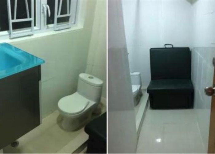 จ่าย 12,000 บาทต่อเดือนได้เตียงโซฟากับห้องน้ำในฮ่องกง