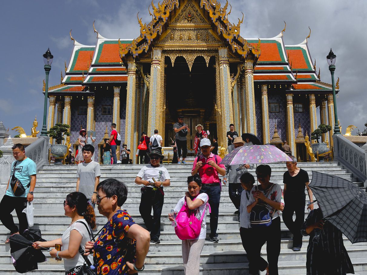 การท่องเที่ยว-วัดพระแก้ว-นักท่องเที่ยว-เที่ยวไทย-เที่ยวกรุงทพ