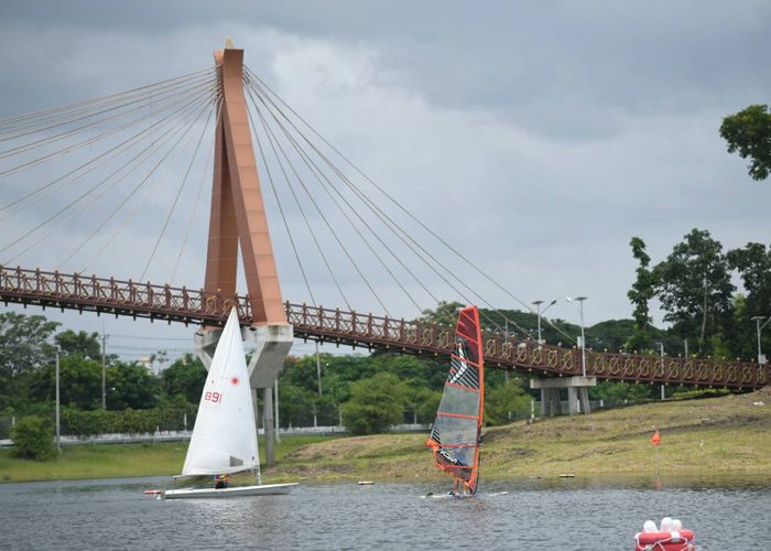 'สะพานสถิตย์วารี' แลนด์มาร์คแห่งใหม่กลางบึงหนองบอน กทม.