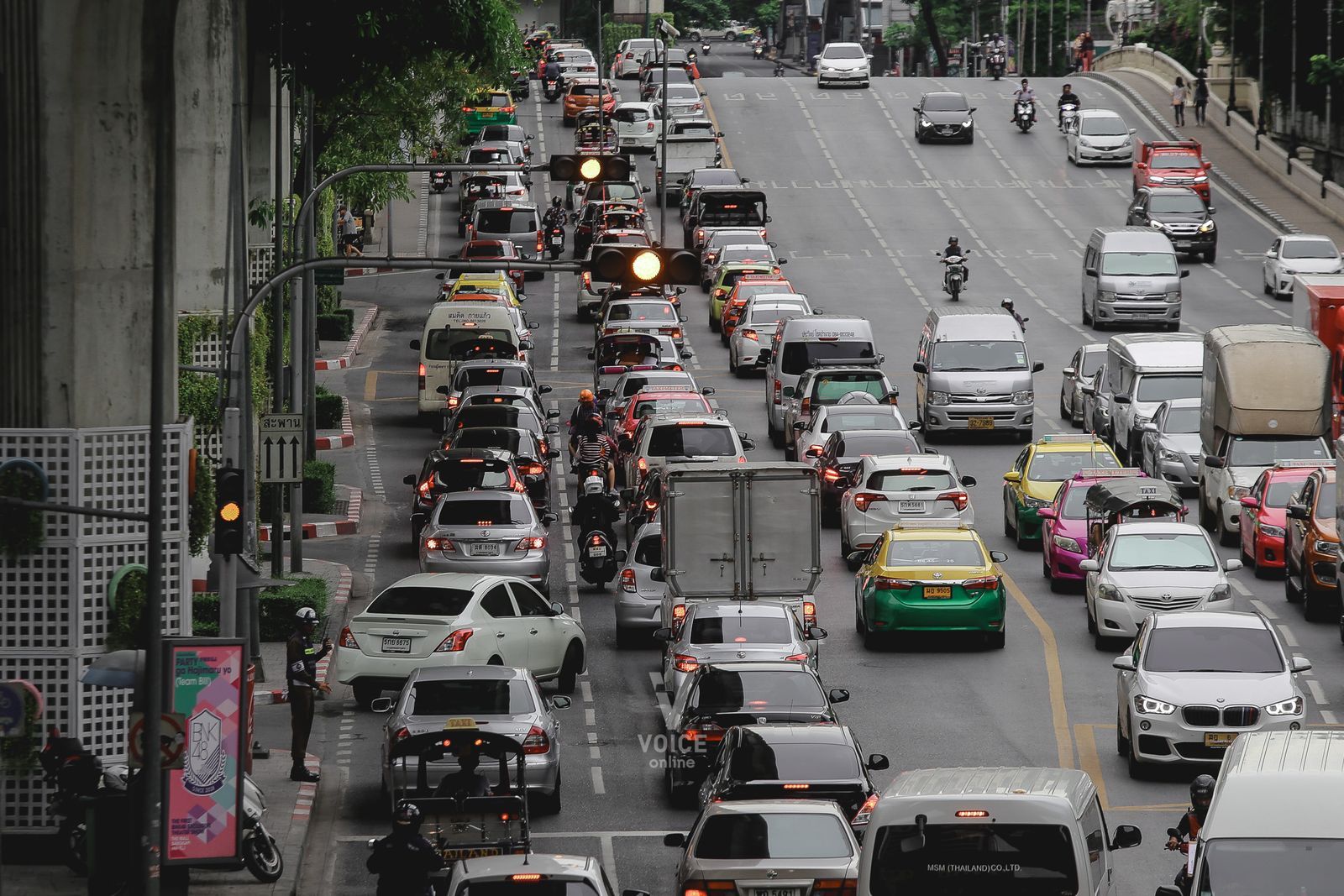 การจราจร-กรุงเทพฯ-เศรษฐกิจไทย-ถนน-รถยนต์