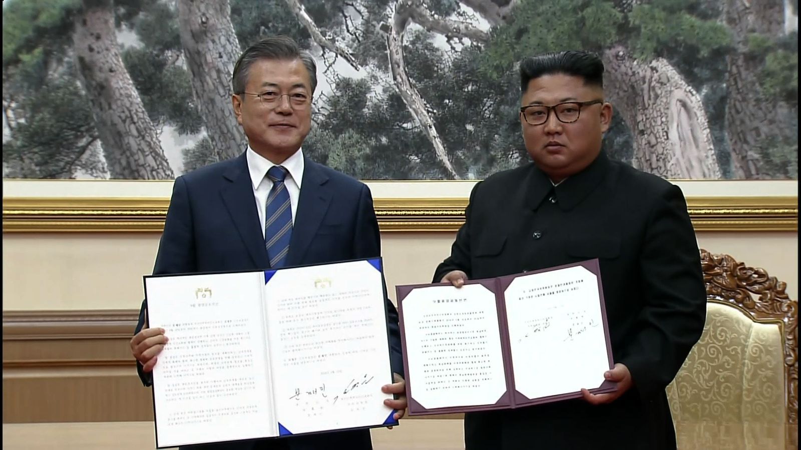 AFP-เกาหลีเหนือ-เกาหลีใต้-รวมชาติเกาหลี-นิวเคลียร์-มุนแจอิน-คิมจองอึน-เปียงยาง