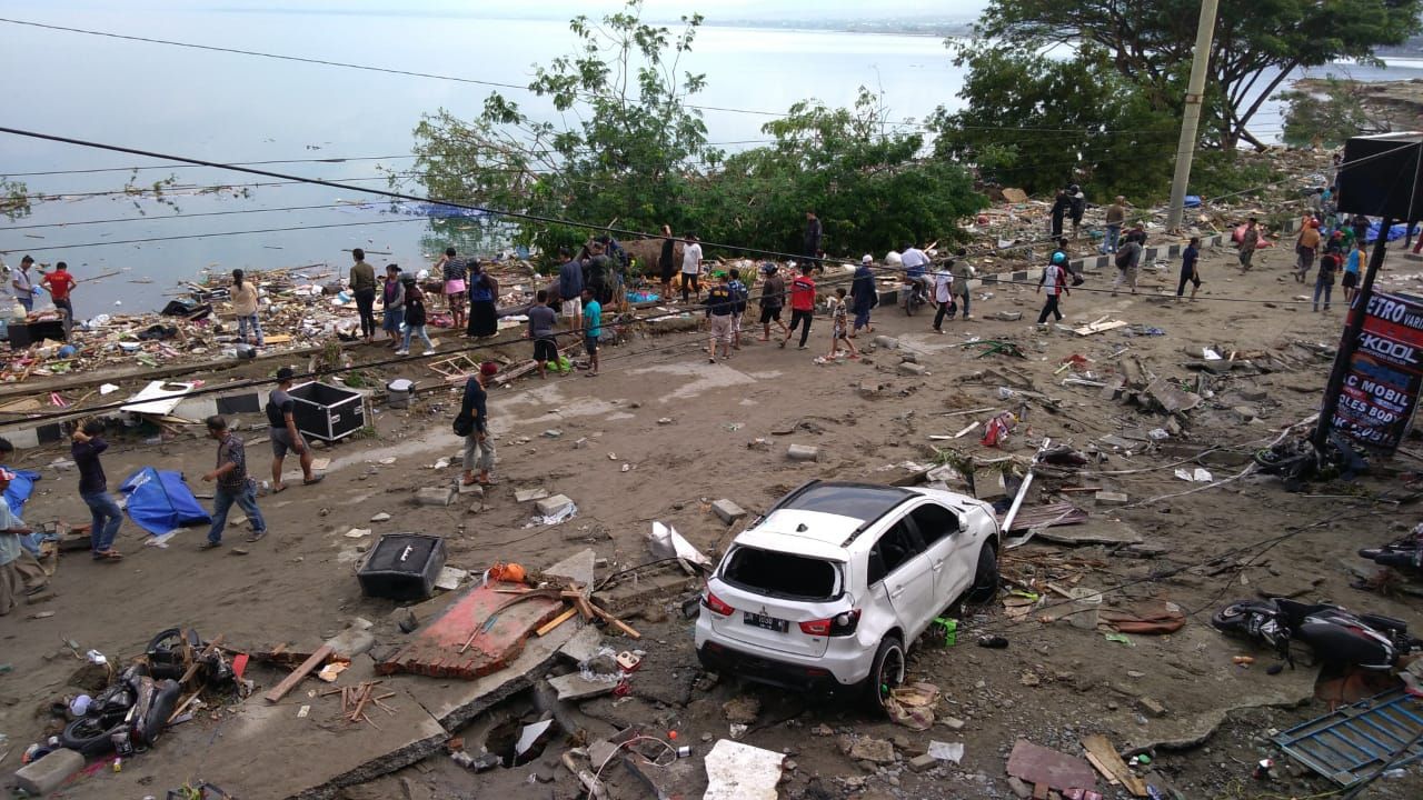AFP-แผ่นดินไหวสุลาเวสี-สึนามิที่อินโดนีเซีย-28ก.ย.2561