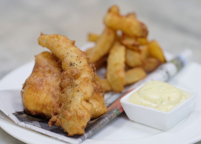 เมนูใหม่ล่าสุด fish and chips สำหรับชาววีแกนจาก 'หัวปลี'