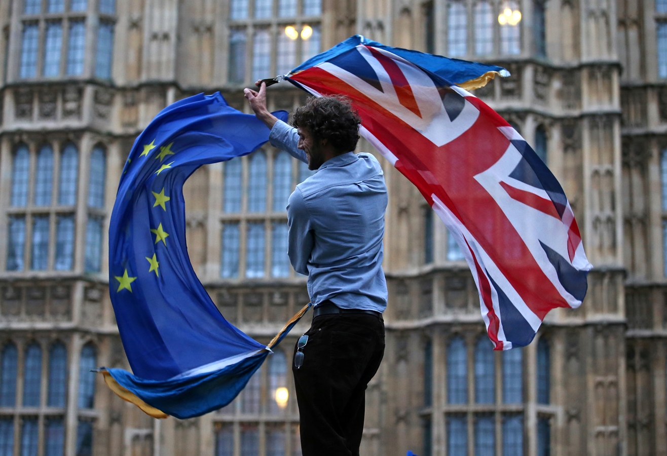 ธง อังกฤษ สหภาพยุโรป อียู UK EU Flag Brexit เบร็กซิต