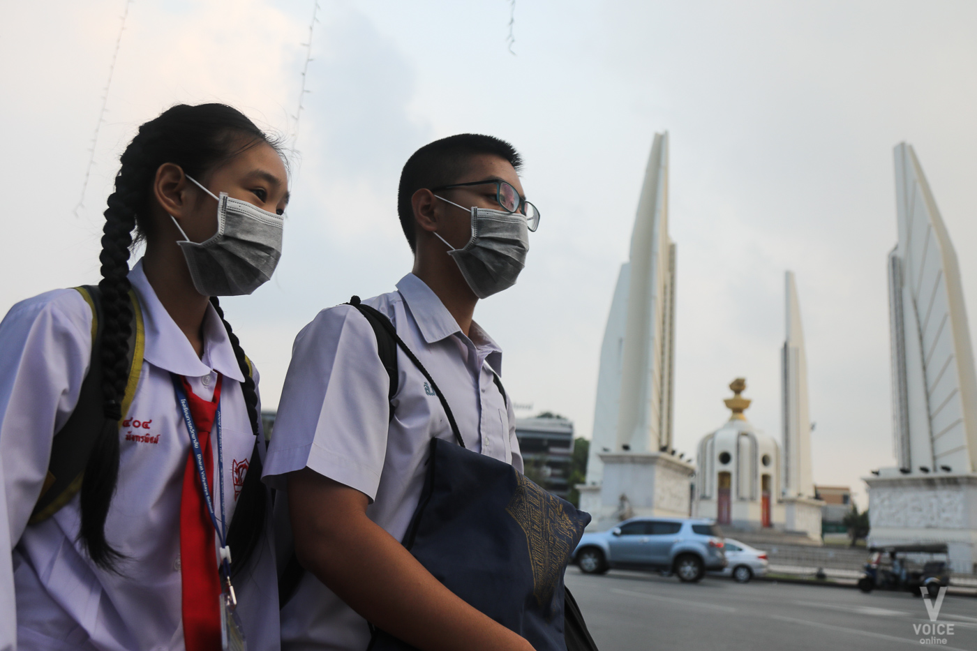 หน้ากาก-ฝุ่นละออง-นักเรียน-PM2.5