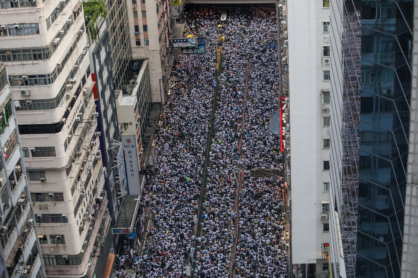 ประท้วงกฎหมายส่งผู้ร้ายข้ามแดน ฮ่องกง 09062019