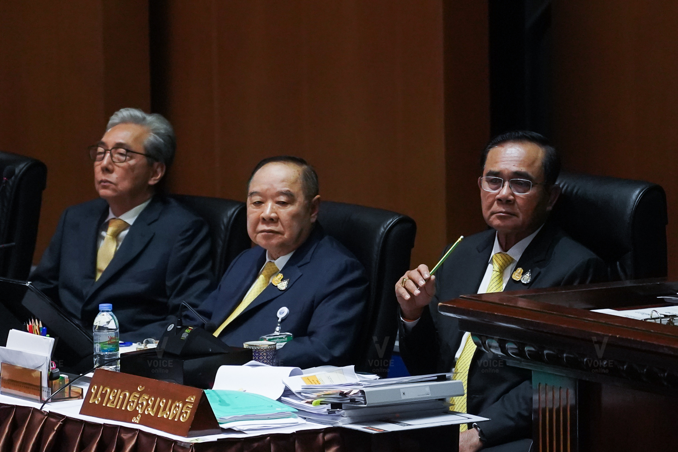 ประวิตร-ประยุทธ์ แถลงนโยบาย