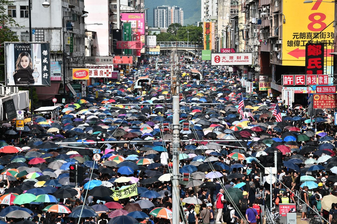 ประท้วงฮ่องกง Hong Kong Protest ร่ม umbrella 270719