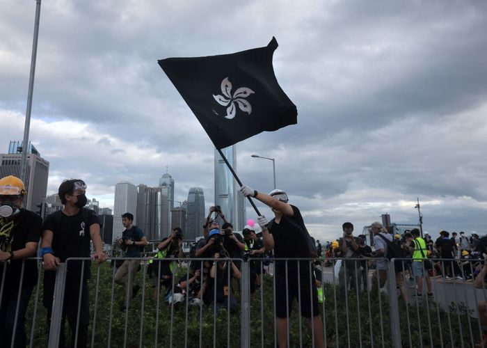 โลกไม่ได้แบน: "ท่าทีของทางการจีนต่อการชุมนุมประท้วงในฮ่องกง”