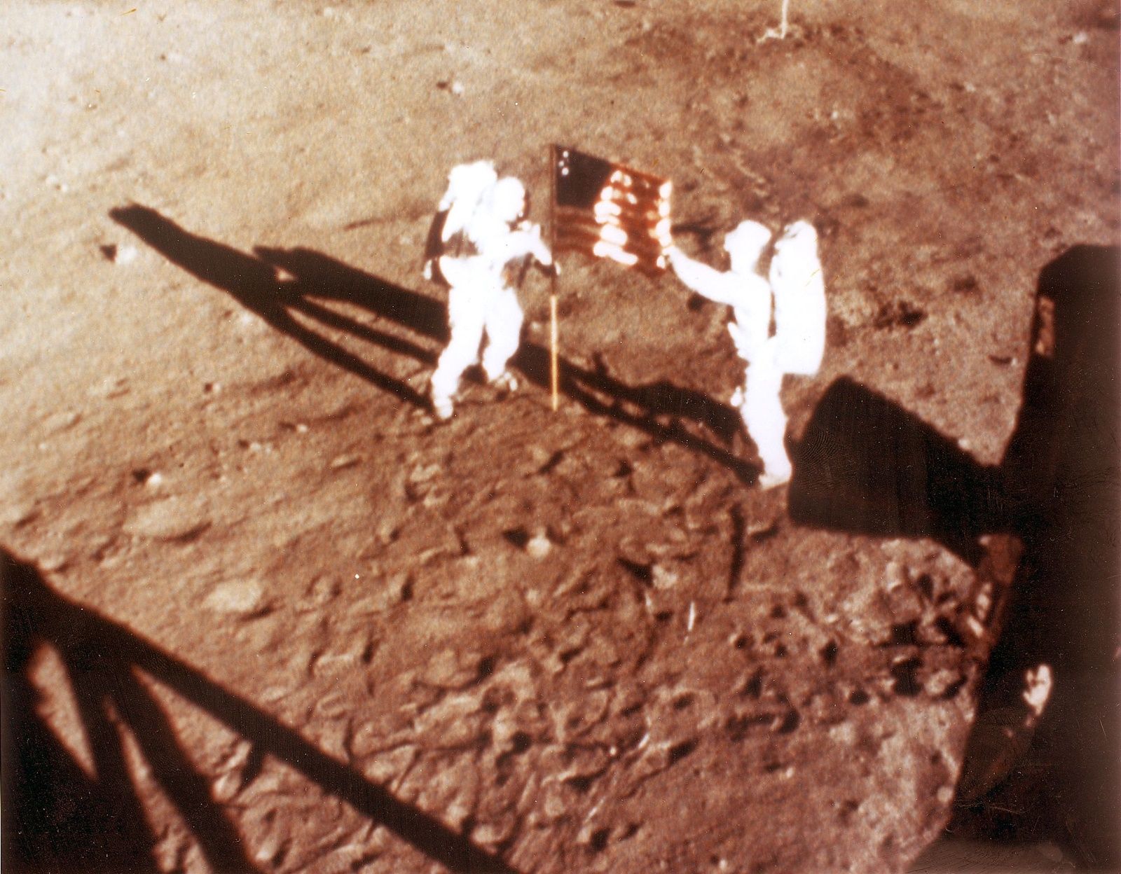 AFP-นีล อาร์มสตรอง บัซ อัลดริน นักบินอวกาศอเมริกัน นาซ่าสหรัฐฯ เหยียบดวงจันทร์-Moon Landing