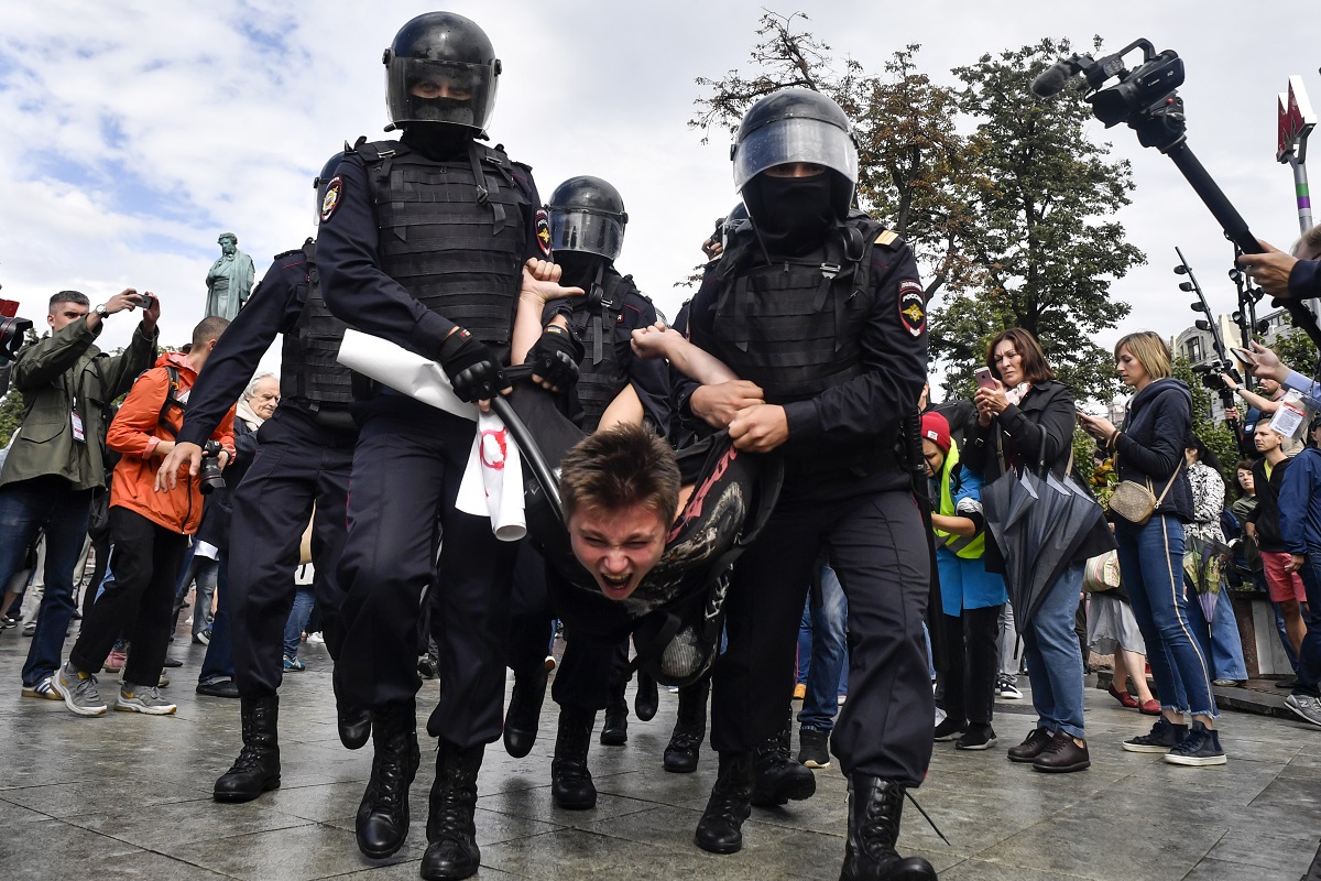 รัสเซีย ประท้วง russia protest