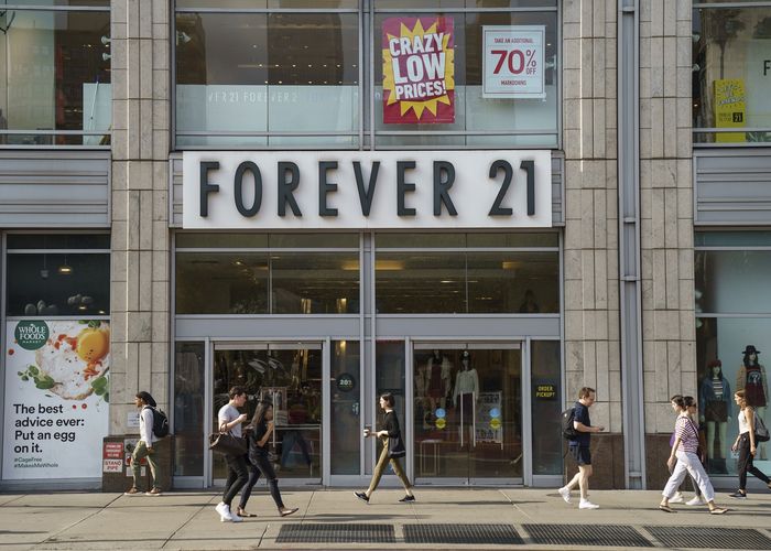 แบรนด์เสื้อผ้า Forever 21 ยื่นศาลล้มละลายสหรัฐฯ ขอพิทักษ์ทรัพย์