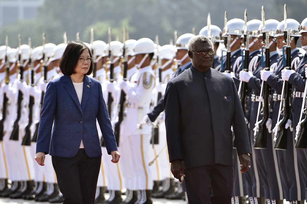 afp - manasseh sogavare - solomon - tsai ing wen