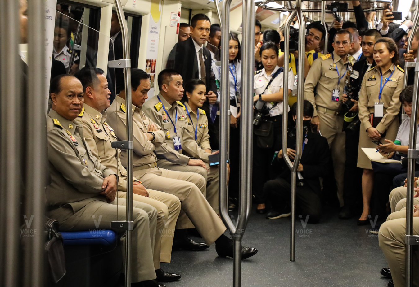 ประยุทธ์-อนุทิน-อนุพงศ์-ศักดิ์สยาม-รถไฟฟ้า-MRT-สายสีสีน้ำเงิน