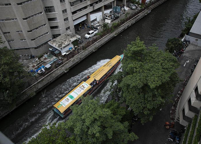 เล็งหยุดเดินเรือคลองแสนแสบ หลังคุมผู้โดยสารเว้นระยะห่างไม่ได้