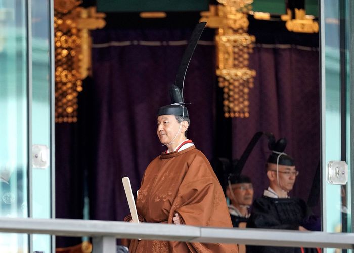 จักรพรรดิญี่ปุ่นทรงมีพระราชดำรัสในพิธีบรมราชาภิเษก "จะยืนเคียงข้างประชาชน"