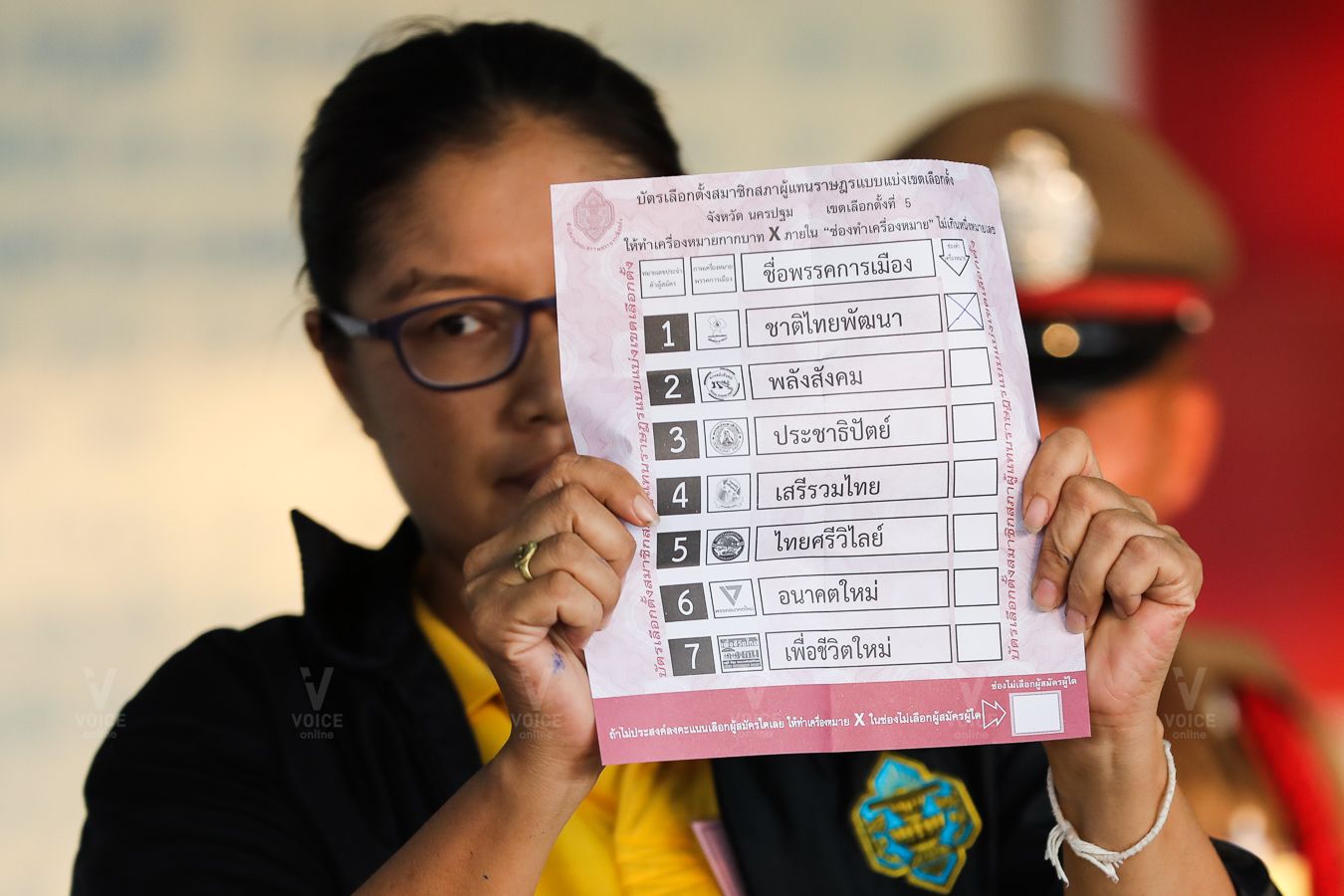 นับคะแนน-ทรงคนอง ชาติไทยพัฒนา นครปฐม เลือกตั้ง