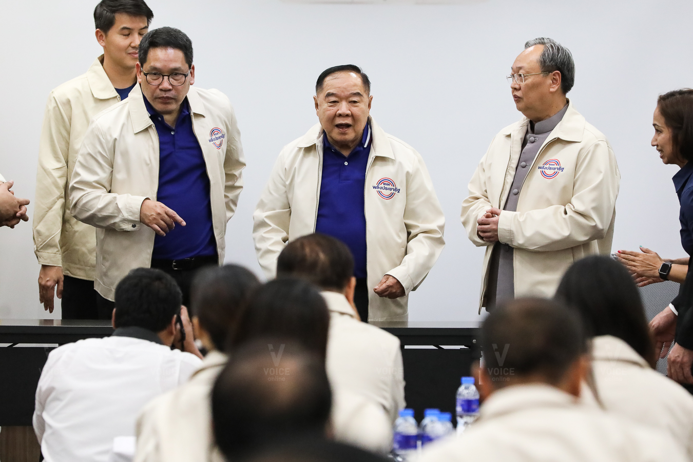 ประวิตร- อุตตม สนธิรัตน์ พลังประชารัฐ ประชุม พปชร.