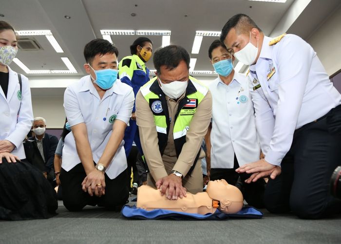 'อนุทิน' ตั้งเป้าคนไทย 10 ล้านคน ทำ CPR เป็นภายใน 3 ปี