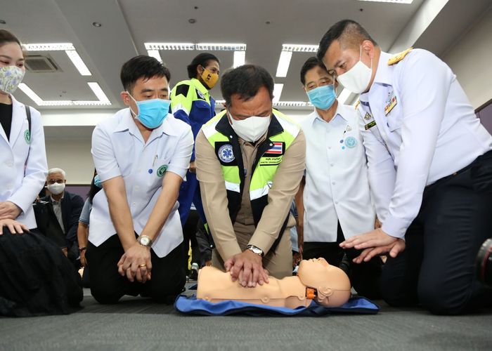 'อนุทิน' ตั้งเป้าคนไทย 10 ล้านคน ทำ CPR เป็นภายใน 3 ปี