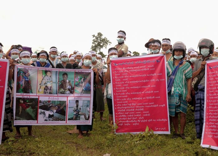 'ทหารฆ่าชิงทรัพย์พลเรือน' ทำ ปชช.ในรัฐกะเหรี่ยงลุกฮือประท้วงกองทัพเมียนมา