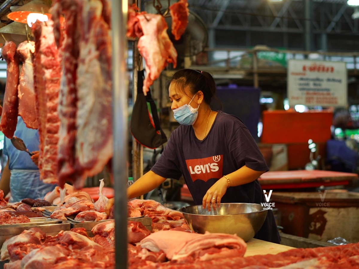 ระยอง แม่ค้าขายหมู ตลาดสตาร์