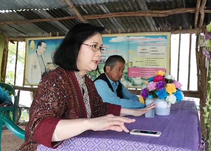 'ลดาวัลลิ์' ชูนโยบายสร้างความมั่นคงด้านน้ำ แนะชาวกาฬสินธุ์สู้ภัยแล้งด้วยธนาคารน้ำใต้ดิน