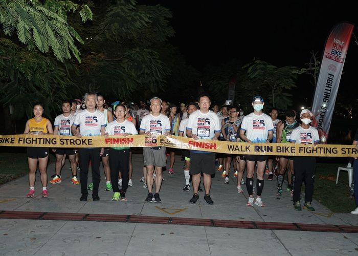 ไทยคม-ศิริราช จัดงาน 'เดิน วิ่ง ปั่น ป้องกันอัมพาต' ครั้งที่ 6
