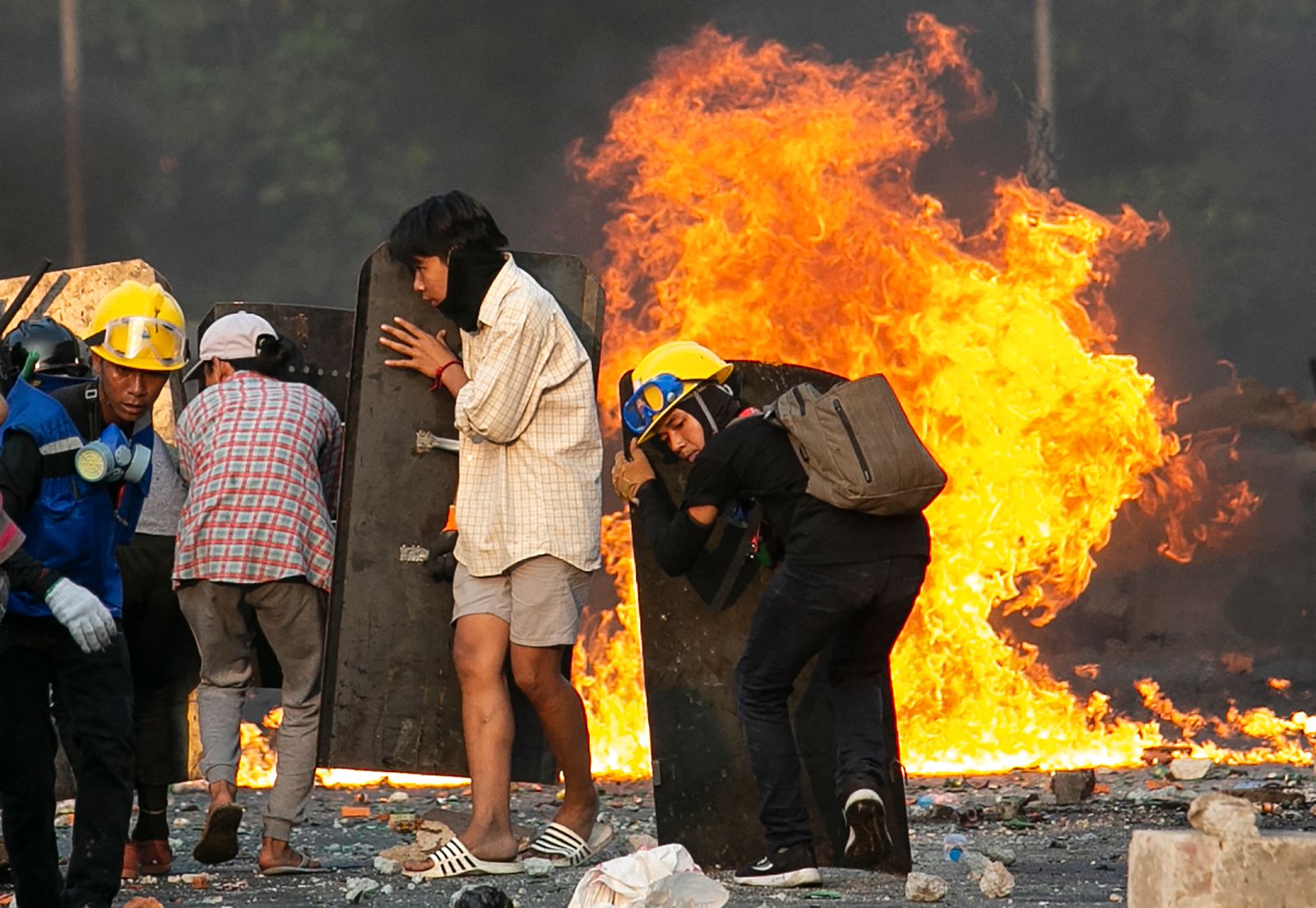 AFP - เมียนมา ประท้วง รัฐประหาร