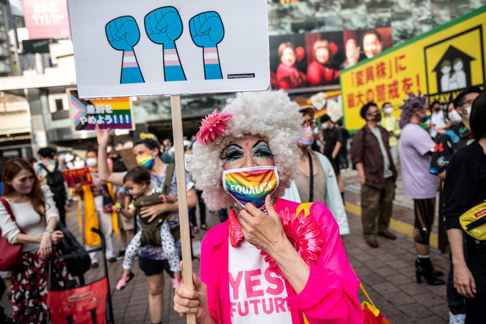 AFP - ญี่ปุ่น ประท้วง LGBT ความหลากหลายทางเพศ