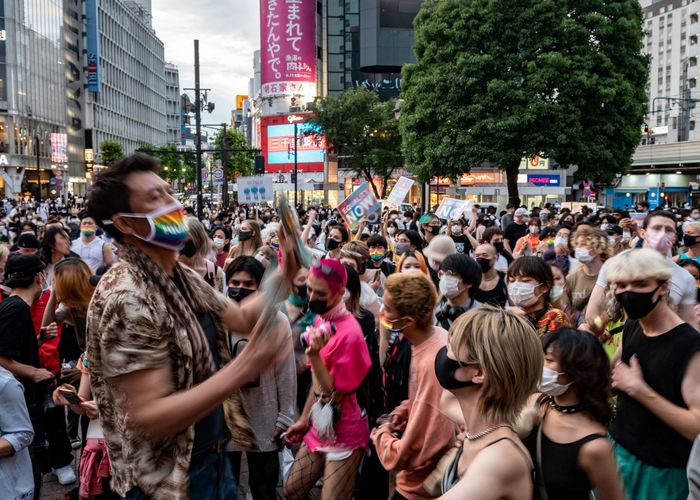ชาวญี่ปุ่นประท้วง 'พรรครัฐบาลหัวโบราณ' รังเกียจความสัมพันธ์ 'เพศเดียวกัน'