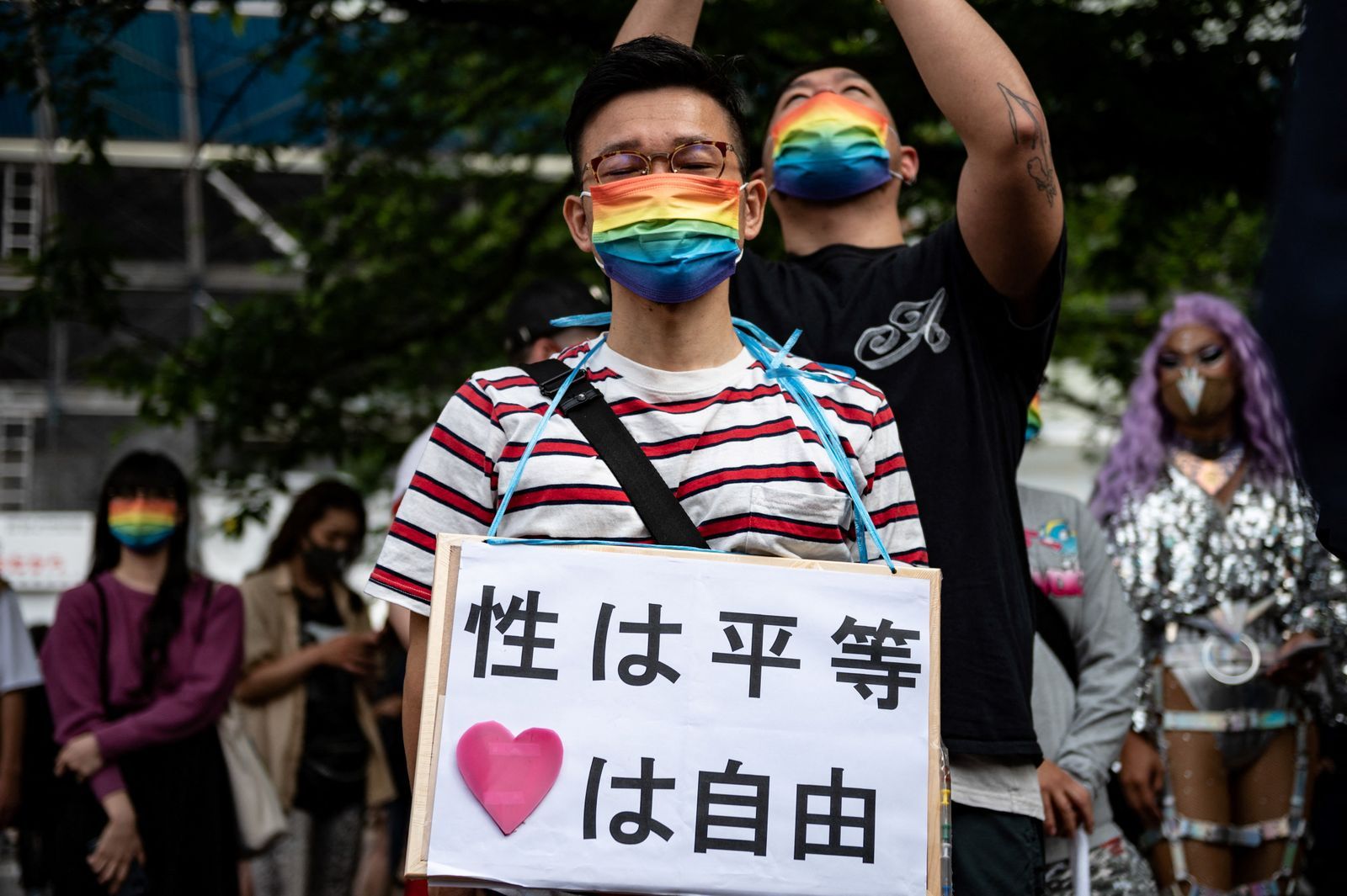 AFP - ญี่ปุ่น ประท้วง LGBT ความหลากหลายทางเพศ