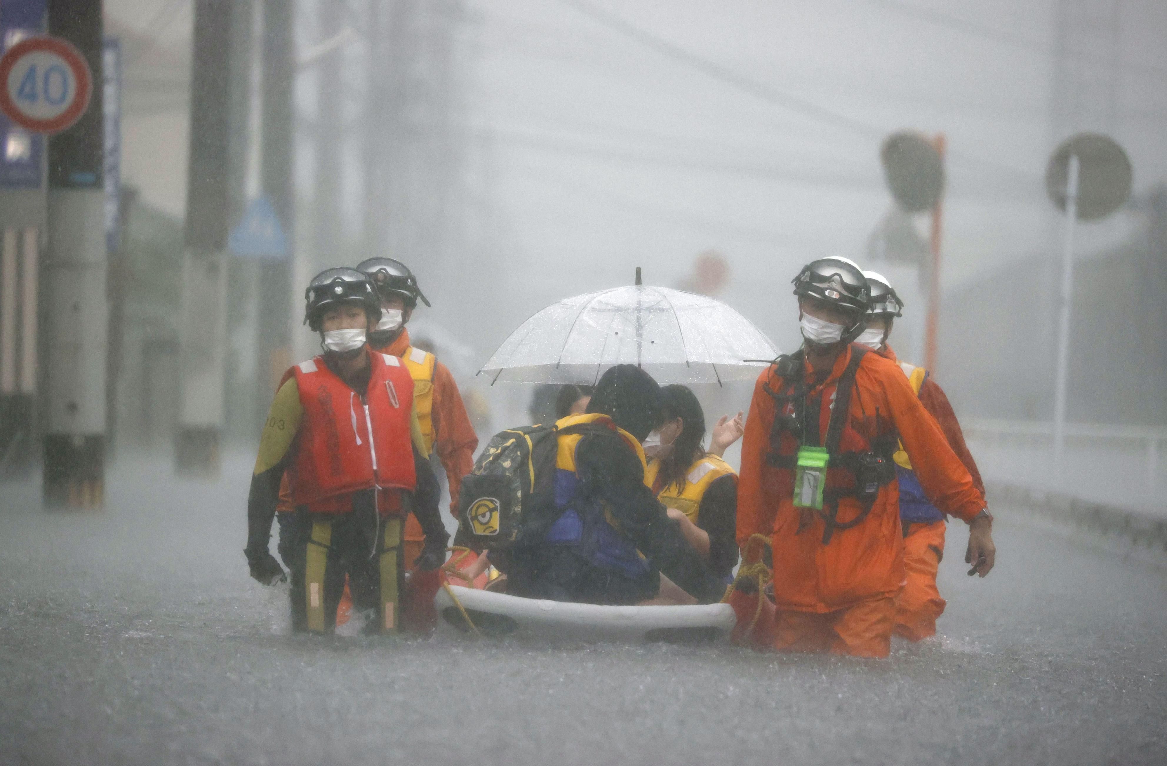 Reuters - ญี่ปุ่น ฝนตกหนัก น้ำท่วม อพยพ 2 ล้าน