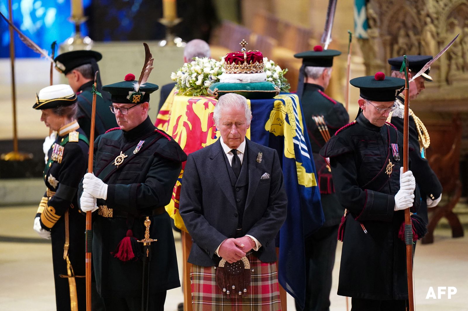 AFP - สมเด็จพระเจ้าชาร์ลส์ที่ 3 สมเด็จพระราชินีนาถเอลิซาเบธที่ 2