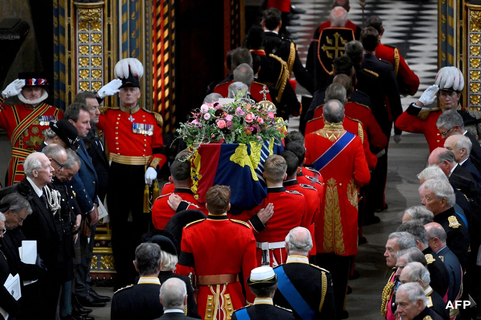 AFP - พิธีพระบรมศพ สมเด็จพระราชินีาถเอลิซาเบธที่ 2