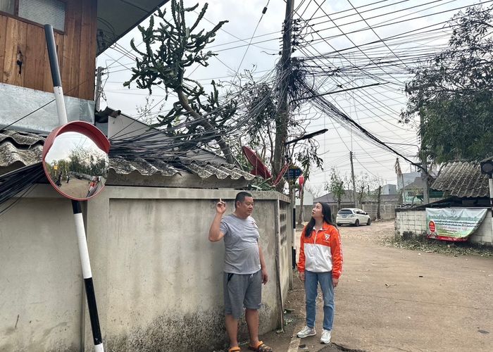 ‘พลอย ก้าวไกล’ดันนโยบายรับมือสภาพภูมิอากาศ หลัง ‘เชียงใหม่’ เจอวาตภัยเสียหายหนัก