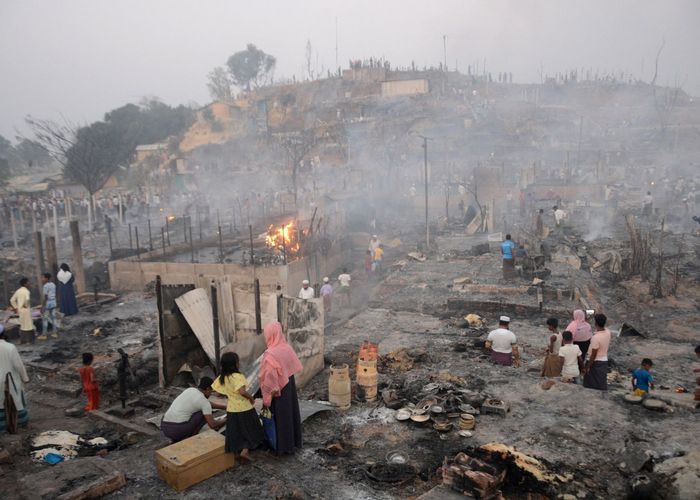 ผลสอบชี้ไฟไหม้ค่ายผู้ลี้ภัยโรฮีนจาในบังกลาเทศ เป็นแผน 'จงใจก่อวินาศกรรม'