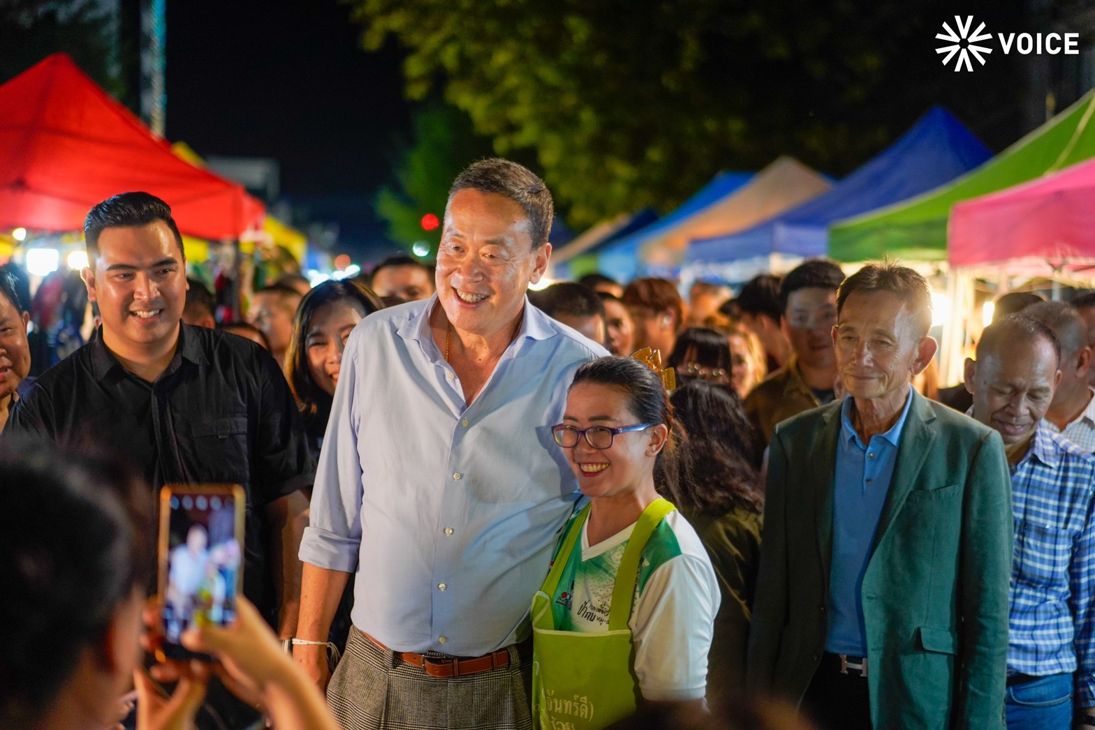 เศรษฐา พบประชาชน ถนนคนเดิน อุดร