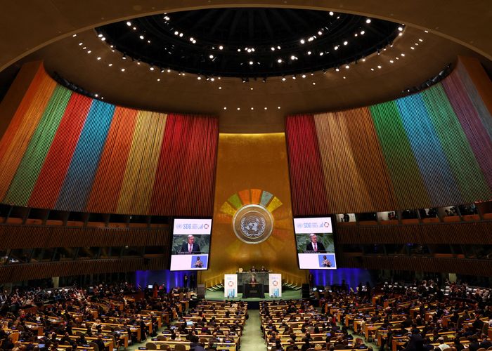 ‘เออร์โดกัน’ ไม่พอใจประชุมยูเอ็น ชี้ใช้สี LGBT ประดับโถงคุย 17 เป้าหมาย SDG