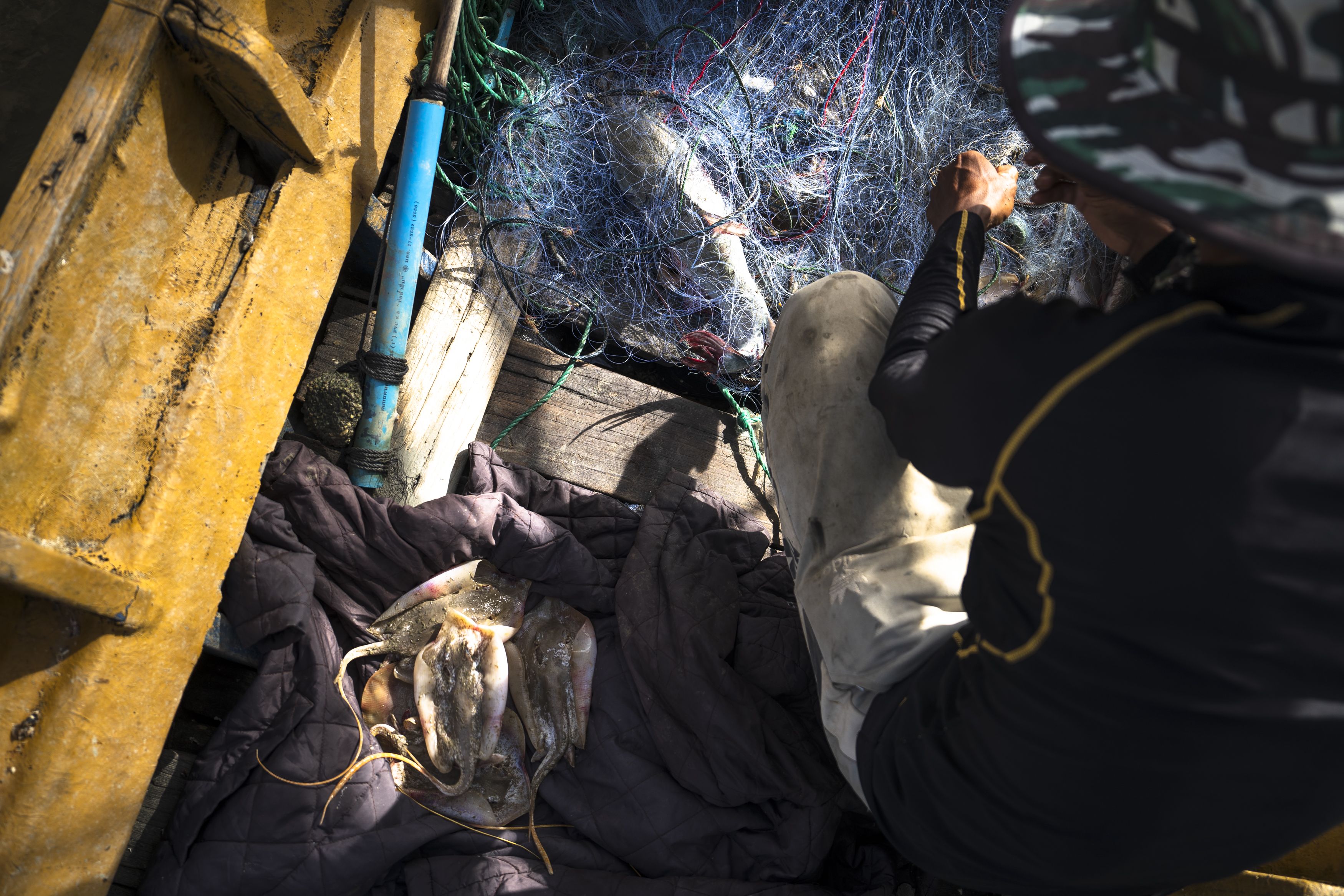 ภาพสกู๊ป โลกรวน รัฐร้าย กับชีวิตไร้ทิศของลูกคนหาปลาในอ่าวปัตตานี 4