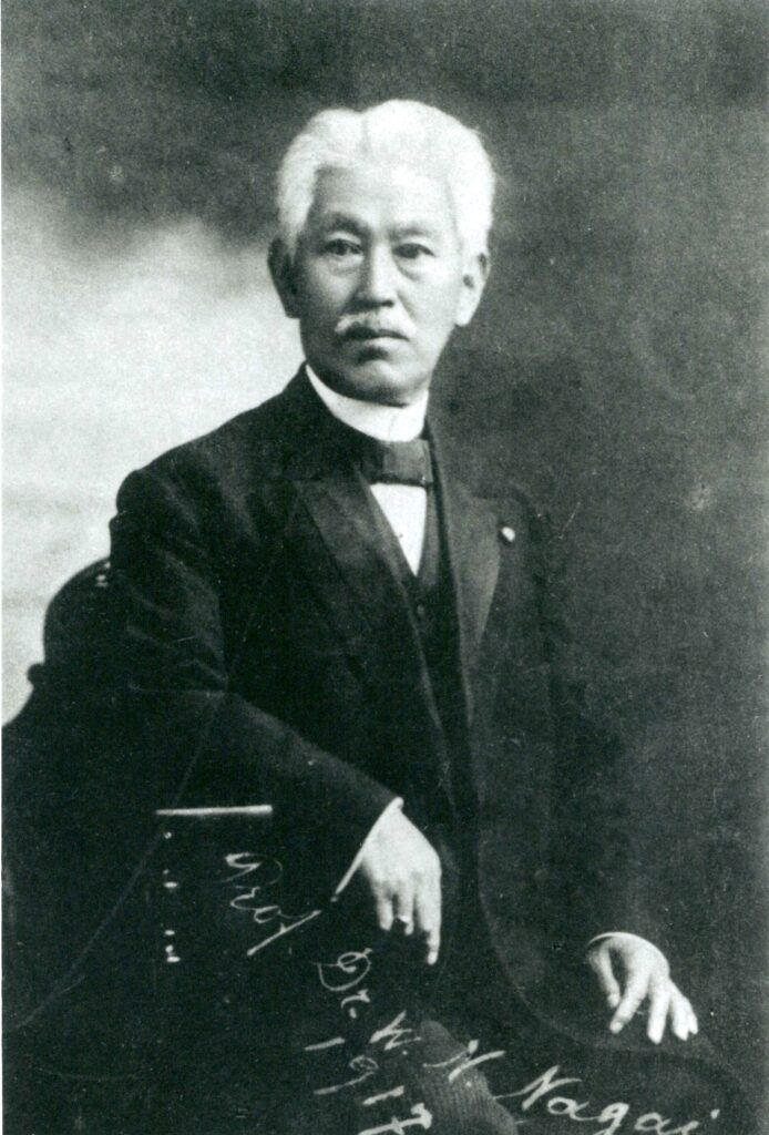Nagai Nagayashi ในประเทศญี่ปุ่น. ในปี พ.ศ. 2436