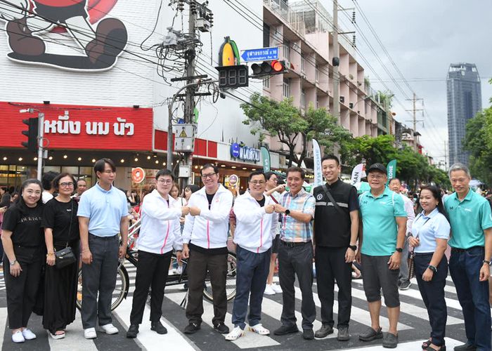 Bangkok Car Free 2024 @ถนนบรรทัดทอง วันสุดท้ายคึกคักเกินต้าน เตรียมขยายผลถนนคนเดินใน กทม. ทุกพื้นที่