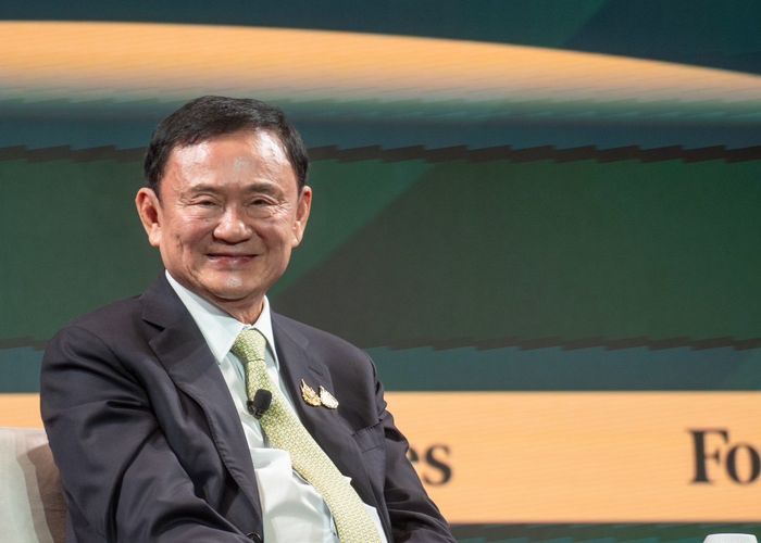 อดีตนายกฯทักษิณ ขึ้นเวที Forbes Global CEO Conference ครั้งที่ 22 พูดคุยกับนายสตีฟ ฟอร์บส์ ประธานและบรรณาธิการบริหารของ Forbes Media