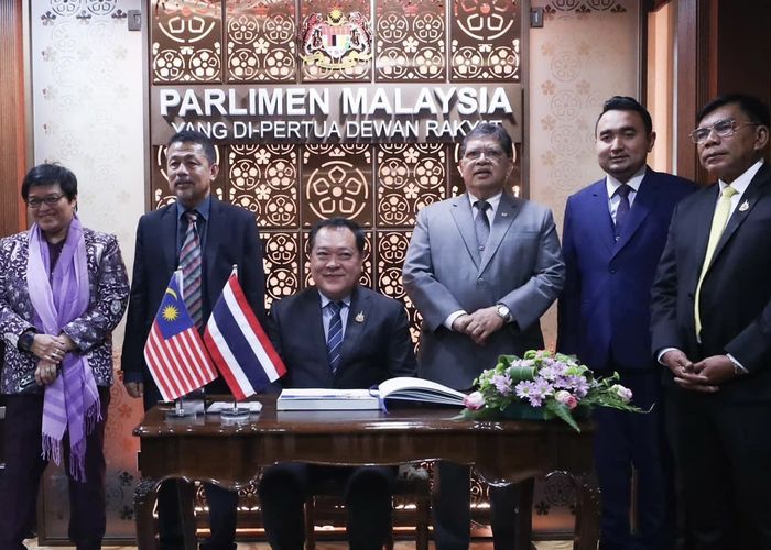 'ทวี สอดส่อง' รมว.ยุติธรรม นำคณะ เข้าเยี่ยมชมรัฐสภามาเลเซีย และหารือกับประธานสภาผู้แทนราษฎรมาเลเซีย