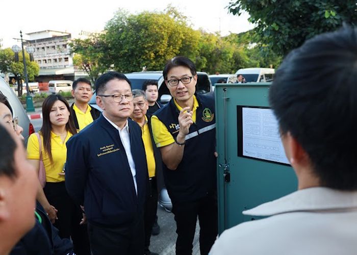 'ประเสริฐ' ลงพื้นที่เชียงใหม่ ติดตามความพร้อมรับมือสถานการณ์ฝุ่นพิษ PM2.5 - ตรวจความคืบหน้าโครงการท่อร้อยสายสื่อสารใต้ดิน