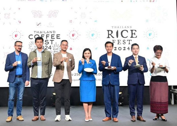 ‘นฤมล’ เปิดงาน Thailand Rice Fest 2024 และ Thailand Coffee Fest ‘Year End’ 2024 เพิ่มมูลค่าข้าว-กาแฟไทย ดึงเอกชนช่วยเกษตรกรพ้นความยากจน