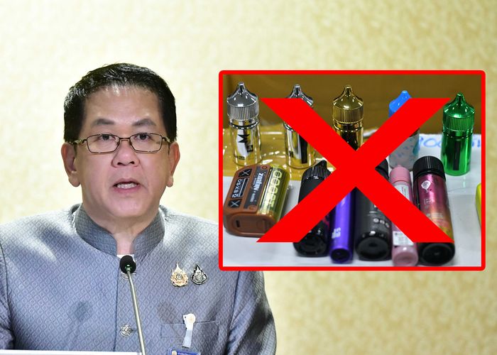 'จิรายุ' ชี้ยังมีพวก '2-3 ดาวมงกุฎครอบ' ไม่สนใจนโยบายรัฐบาลปราบบุหรี่ไฟฟ้าแถมอ้างเคลียร์ผู้ใหญ่แล้ว ย้ำ! ต้องขันนอตกวดขันชายแดน