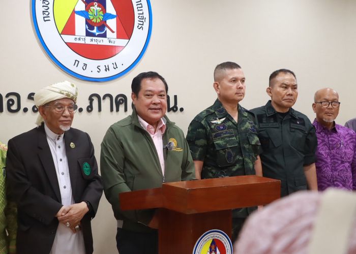 'ทวี' นำแถลงแผนปฏิบัติการ 'รวมพลังจิตอาสา เอาชนะยาเสพติด' ยกระดับป้องกันเข้มในพื้นที่จังหวัดชายแดนใต้